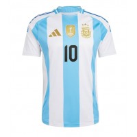 Argentinien Lionel Messi #10 Fußballbekleidung Heimtrikot Copa America 2024 Kurzarm